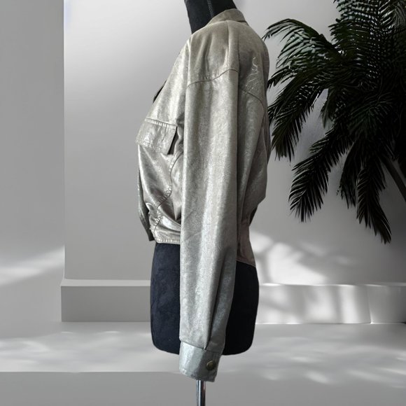 80's LA BELLE FASHION INC. 2PC Olive Skirt/Jacket Size Small - Picture 8 of 14